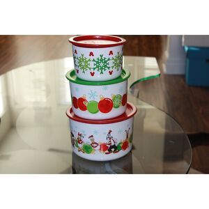 Tupperware Disney: Mickey | Minnie Mouse set of 3 Containers